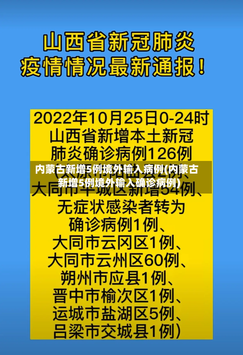 内蒙古新增5例境外输入病例(内蒙古新增5例境外输入确诊病例)-第2张图片