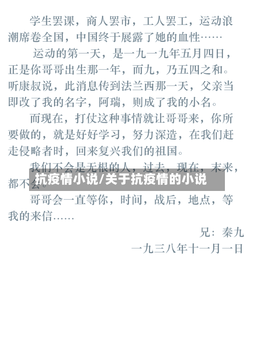抗疫情小说/关于抗疫情的小说-第1张图片