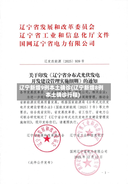 辽宁新增9例本土确诊(辽宁新增8例本土确诊行程)-第1张图片