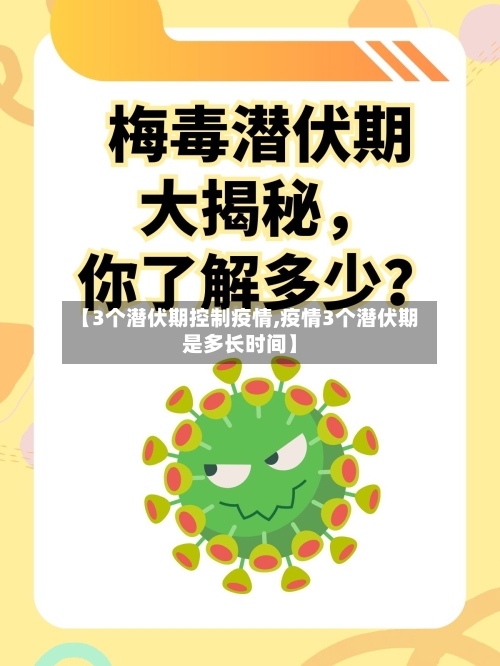 【3个潜伏期控制疫情,疫情3个潜伏期是多长时间】-第3张图片