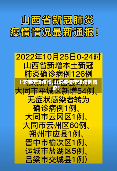 【济南菏泽疫情,山东疫情菏泽病例情况】-第2张图片