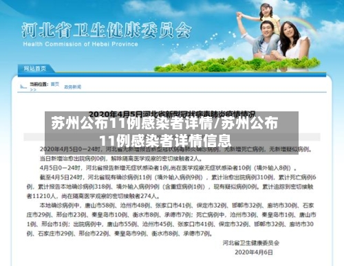 苏州公布11例感染者详情/苏州公布11例感染者详情信息-第1张图片