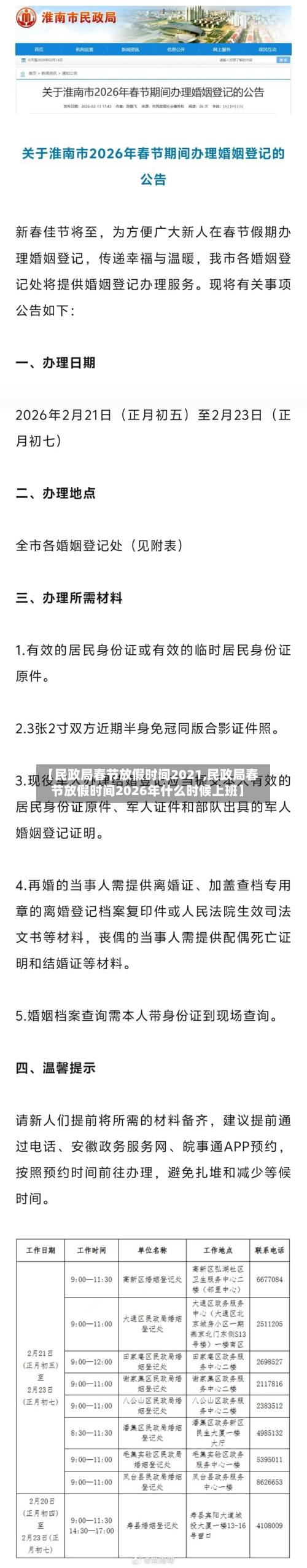 【民政局春节放假时间2021,民政局春节放假时间2026年什么时候上班】-第3张图片