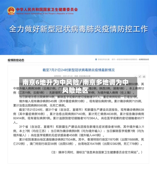 南京6地升为中风险/南京多地调为中风险地区-第2张图片