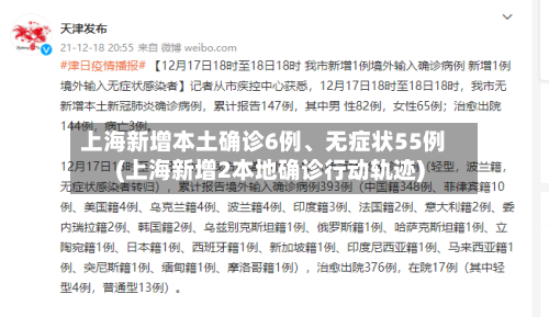 上海新增本土确诊6例、无症状55例(上海新增2本地确诊行动轨迹)-第2张图片