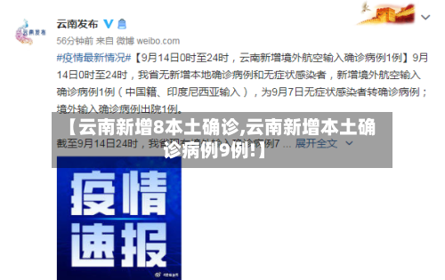【云南新增8本土确诊,云南新增本土确诊病例9例!】-第2张图片