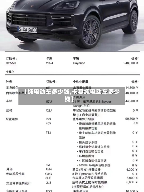 【纯电动车多少钱,卡宴纯电动车多少钱】-第1张图片