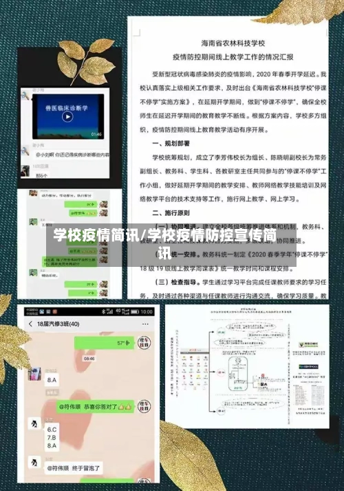 学校疫情简讯/学校疫情防控宣传简讯-第3张图片